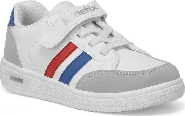 KINETIX 4P MALIBU BOY PU 4FX,COCUK SPOR AYAKKABI BEYAZ,SAKS 26/30 BEYAZ - SAKS - Image 1