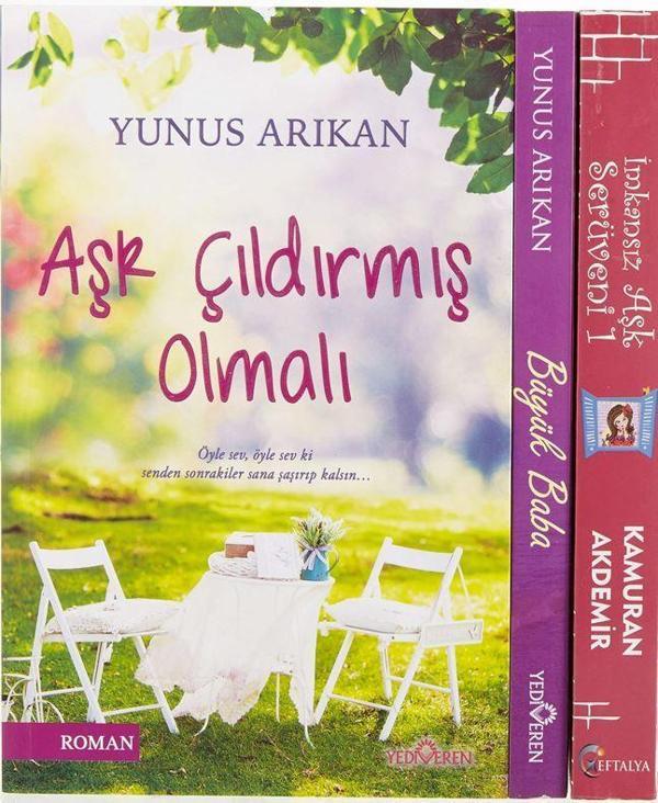Aşk Serüveni Seti (3 Kitap - Yediveren Yayınları - Image 1