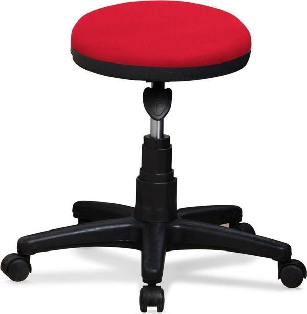Arenzo Bar Sandalyesi Baretta Model Kırmızı Deri - Image 1