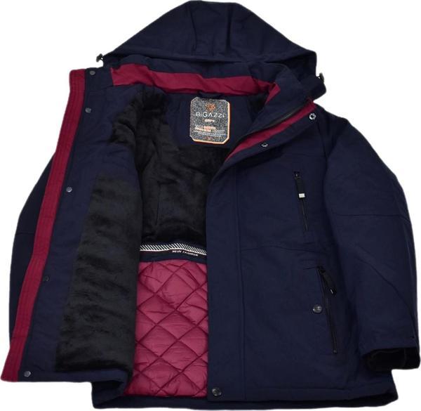 Erkek Büyük Beden Kapüşonlu Spor Mont 85129 BGL-ST04176 - Image 1