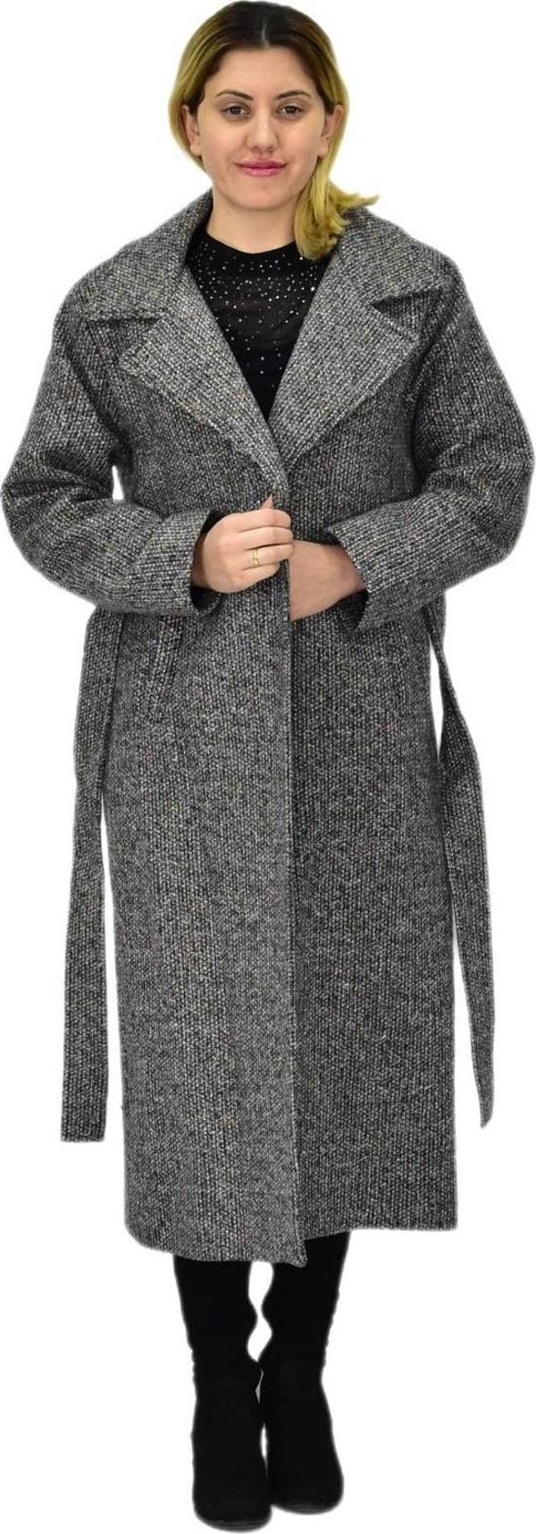 Kadın Pıtırcık Uzun Kaşe Kaban BGL-ST04120 - Image 1