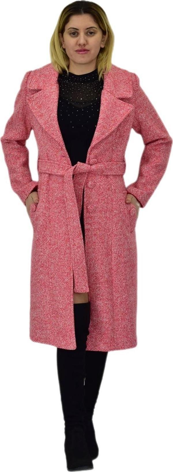 Kadın Pıtırcık Uzun Kaşe Kaban BGL-ST04121 - Image 1