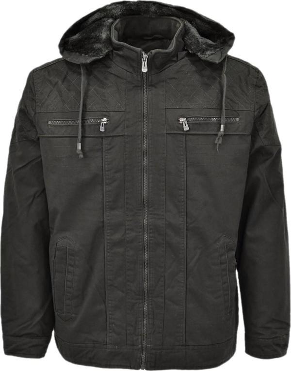 Erkek Kapüşonlu Kanvas Spor Mont 85122 BGL-ST04178 - Image 1