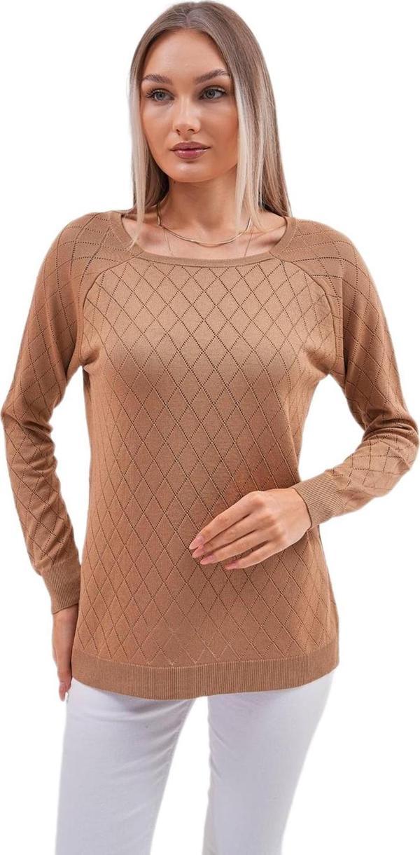 Kadın Baklava Dilimi Desenli Kazak 12781 BGL-ST04110 - Image 1