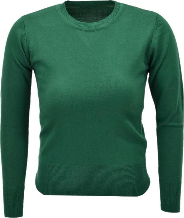 Kadın Sıfır Yaka Spor Kazak BGL-ST04085 - Image 1