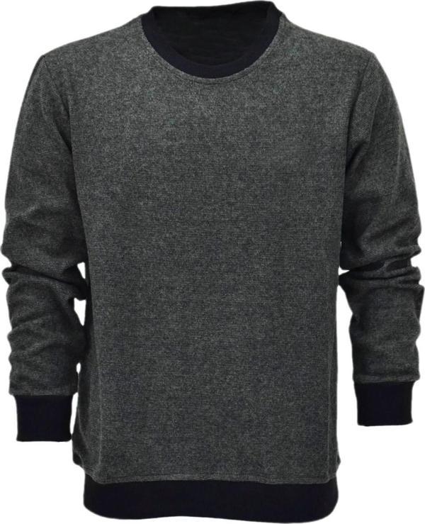 Erkek Sıfır Yaka Sweatshirt  2508 BGL-ST04027 - Image 1