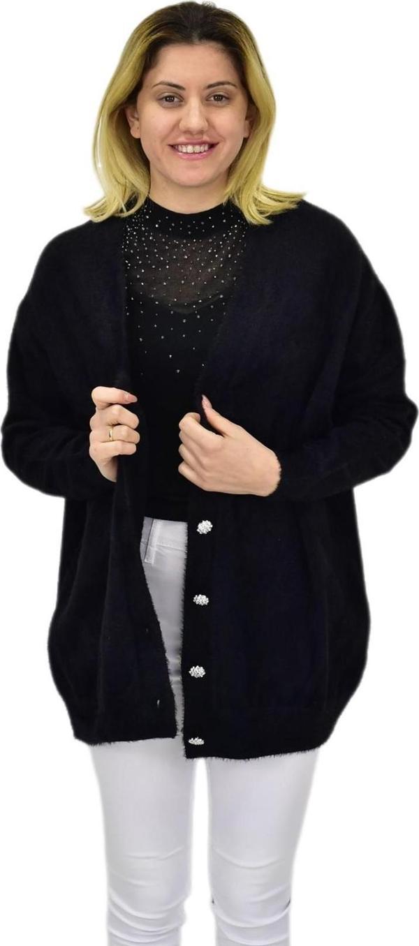 Kadın Triko Düğmeli Hırka 24153 BGL-ST04067 - Image 1