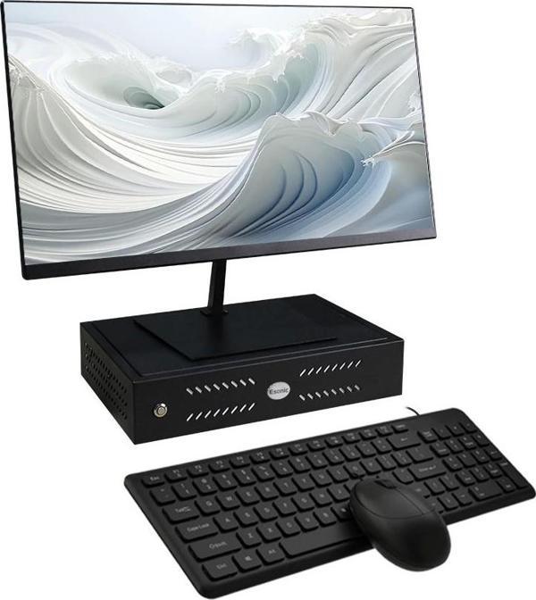 ESONIC MK2 İ3 3N 8GB DDR3 480SSD 21.5" Monitörlü Set Mini PC - Image 1