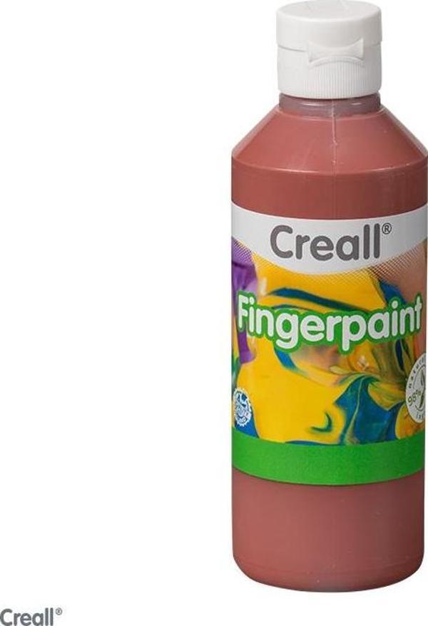 Creall Fingerpaint - Kahverengi 250ml - Image 1