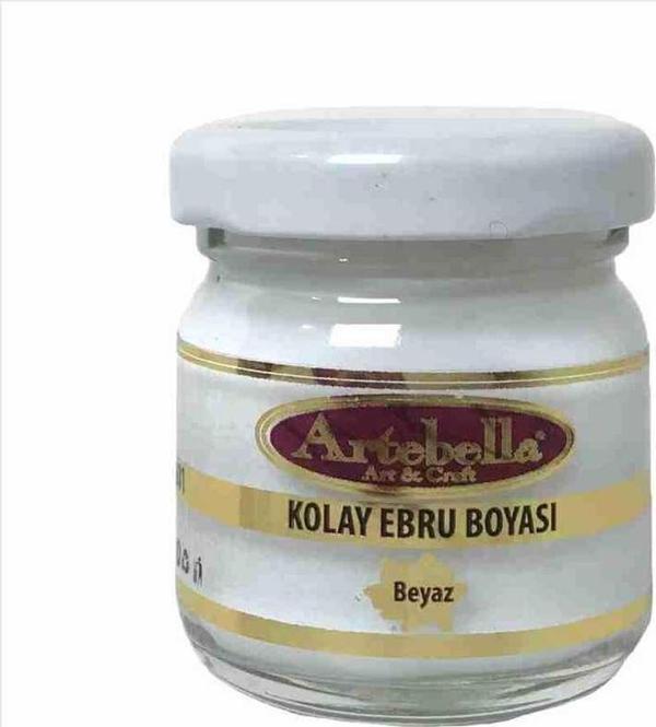 Artebella Kolay Ebru Boyası Beyaz 40ml - Image 1