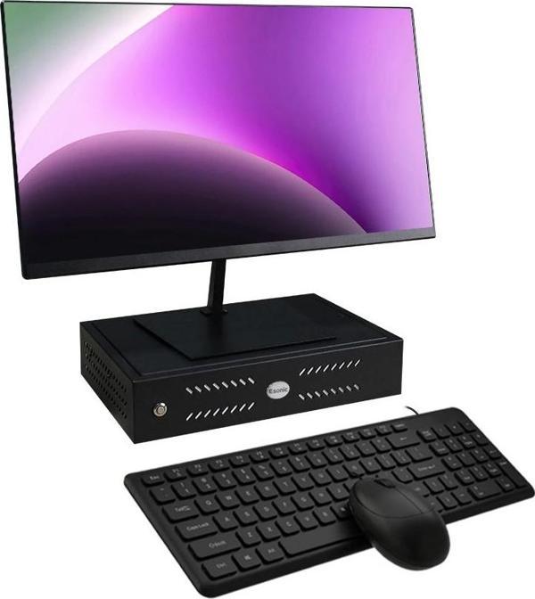 ROWORK MK2 İ5 12400 8GB DDR4 1TB m2 24" Monitörlü Set Mini PC - Image 1