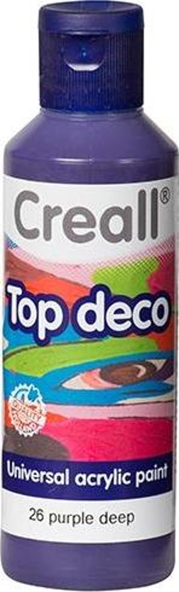 Creall Top Deco - Koyu Mor - Image 1