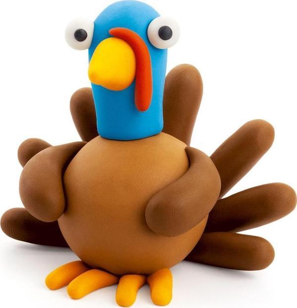 Hey Clay Hava ile Kuruyan Kil (6'lı Kutu) - Çiftlik Kuşları (Civciv, Hindi, Horoz) - Image 1