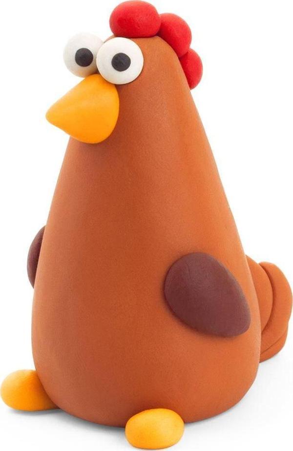 Hey Clay Hava ile Kuruyan Kil (6'lı Kutu) - Çiftlik Kuşları (Ördek, Kaz, Tavuk) - Image 1