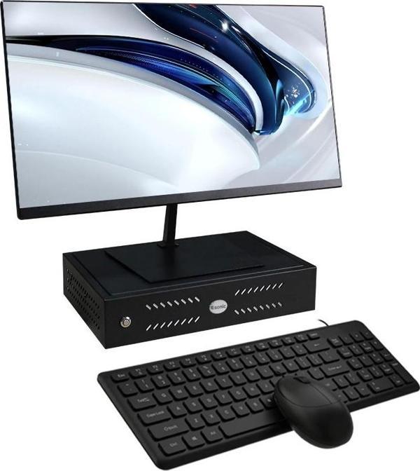 ROWORK MK2 İ5 12400 8GB DDR4 1TB m2 21.5" Monitörlü Set Mini PC - Image 1