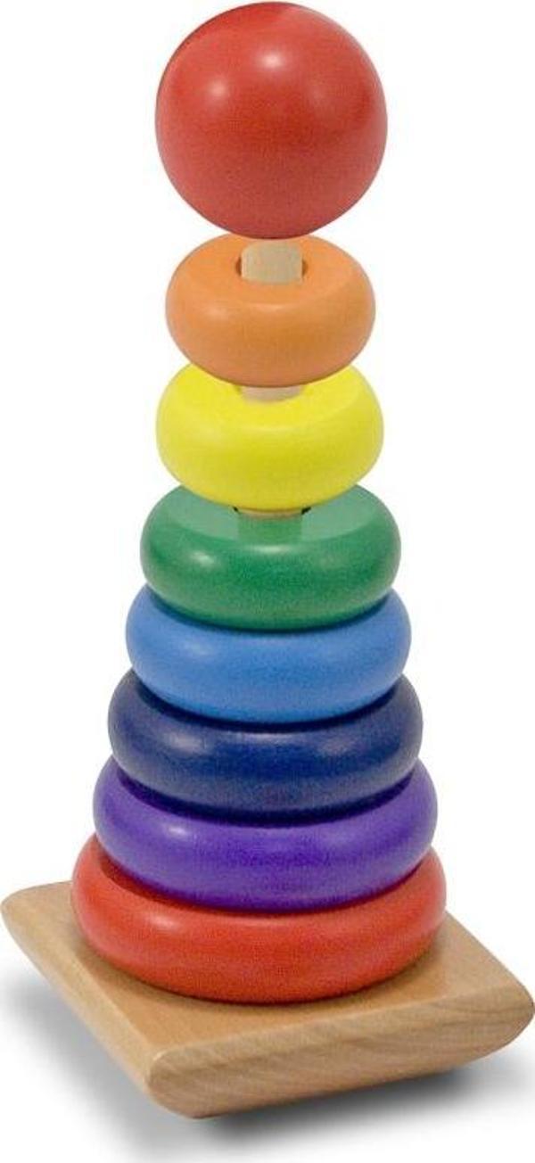 Melissa and Doug Ahşap Gökkuşağı Kule - Image 1