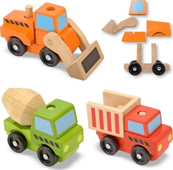 Melissa and Doug Ahşap İnşaat Araçları - Image 1