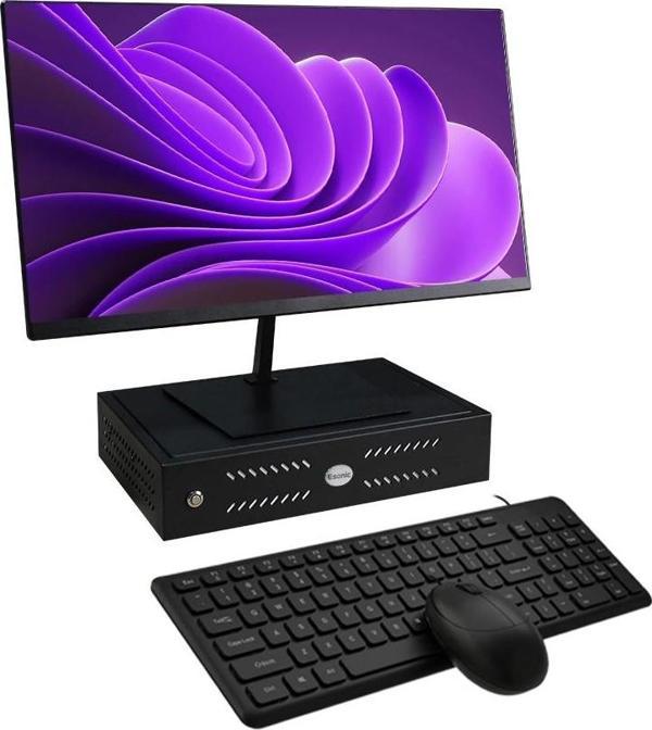 ROWORK MK2 İ5 12400 8GB DDR4 512GB m2 21.5" Monitörlü Set Mini PC - Image 1