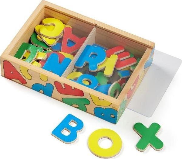 Melissa and Doug Ahşap Mıknatıslı Harfler - Image 1