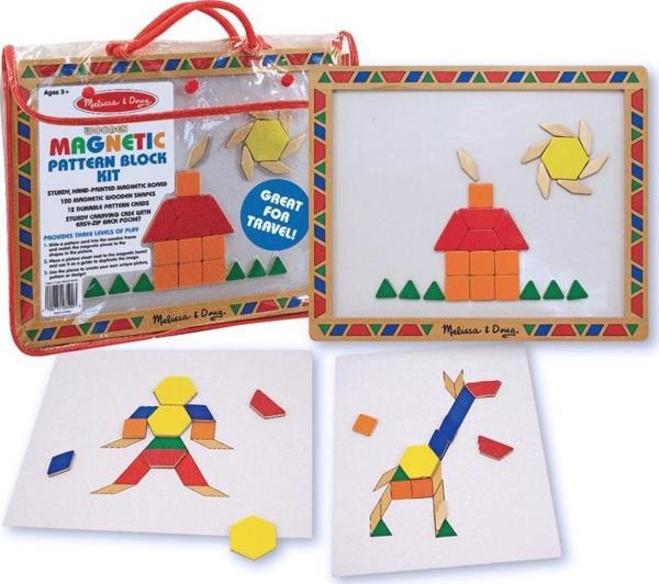 Melissa and Doug Ahşap Mıknatıslı Tahta - Şekiller - Image 1