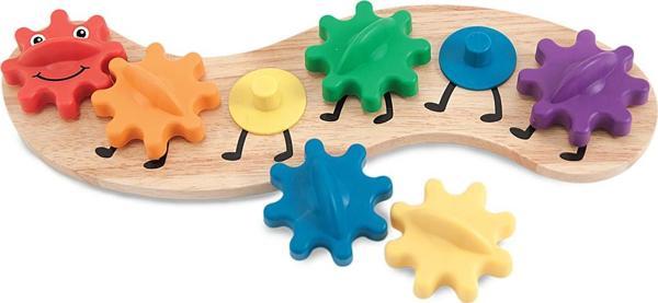 Melissa and Doug Ahşap Tırtıl - Dişli Çevirmece - Image 1