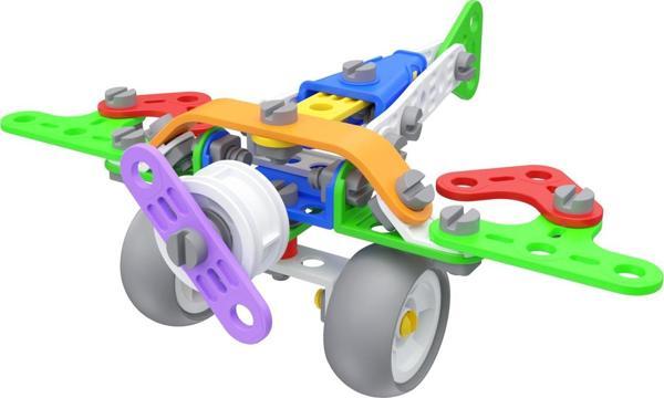 RoyToy Sök Tak Araçlar - Uçak (71 Parça) - Image 1