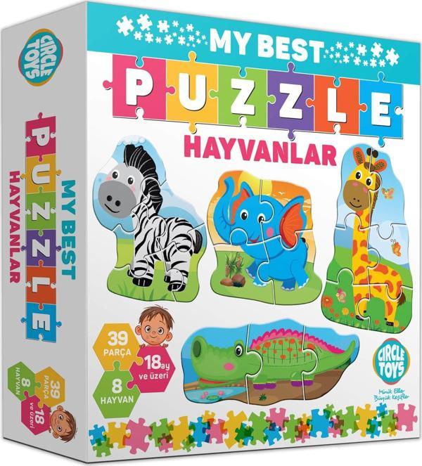 Circle Toys My Best Puzzle Hayvanlar - Image 1