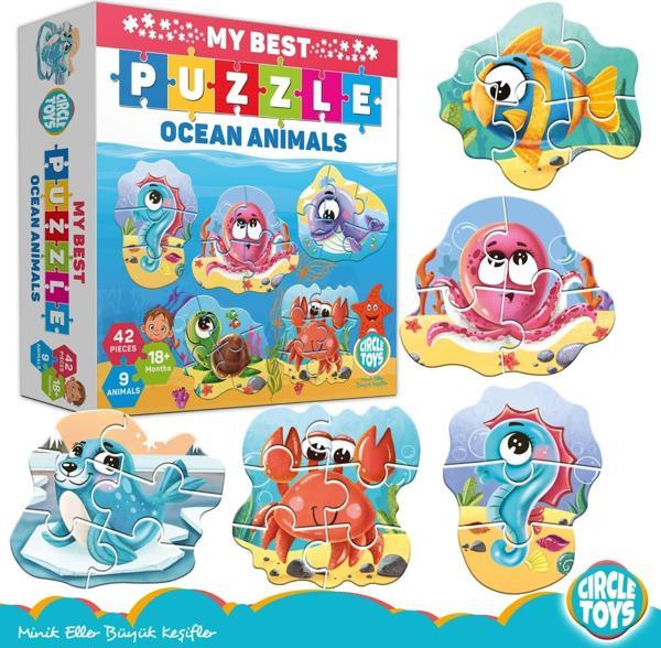 Circle Toys My Best Puzzle Ocean Animals - Image 1