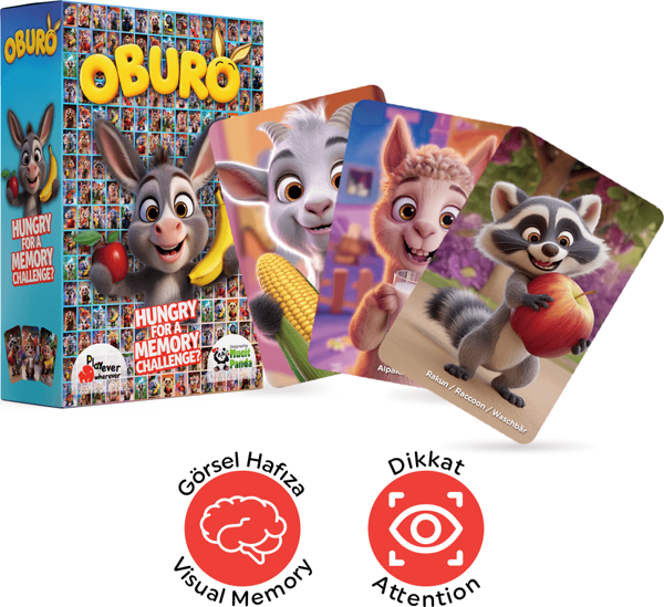Playever Oburo, Görsel Hafızayı Geliştiren Kart Oyunu (3-7 Yaş) - Image 1