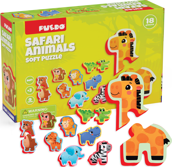 Puedo Ayakta Durabilen Bebek Puzzle - Safari - Image 1