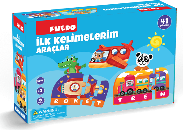 Puedo İlk Kelimelerim Puzzle - Araçlar - Image 1