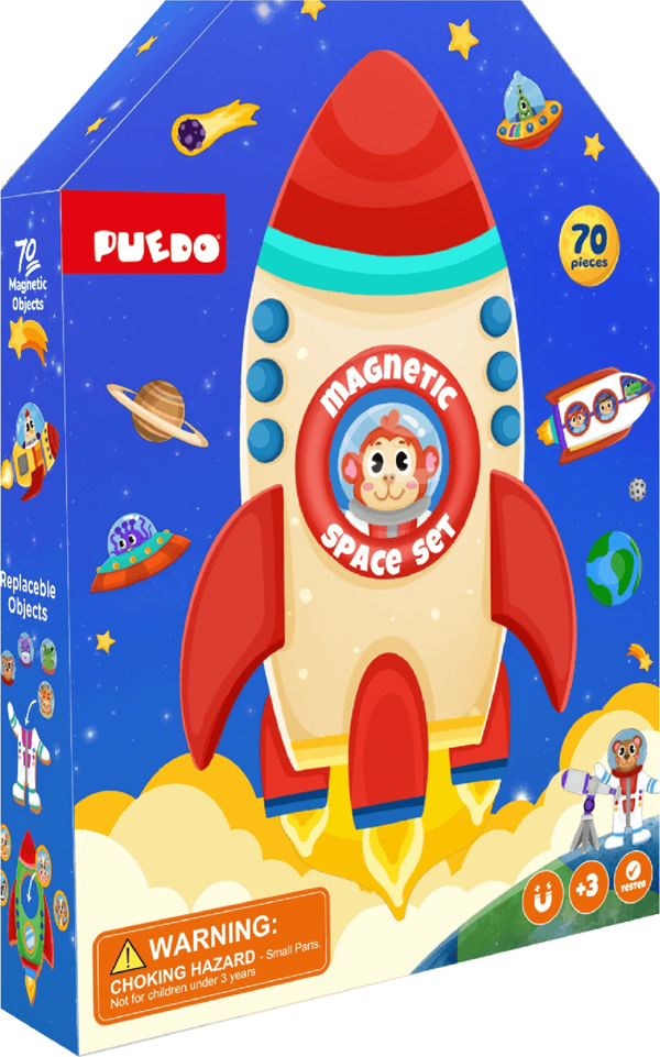 Puedo Manyetik Oyun Seti - Uzay - Image 1