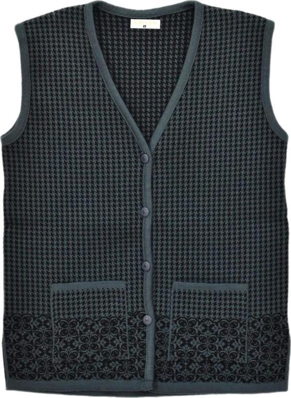 Kadın Anne Cepli Triko Yelek ASY BGL-ST04132 - Image 1