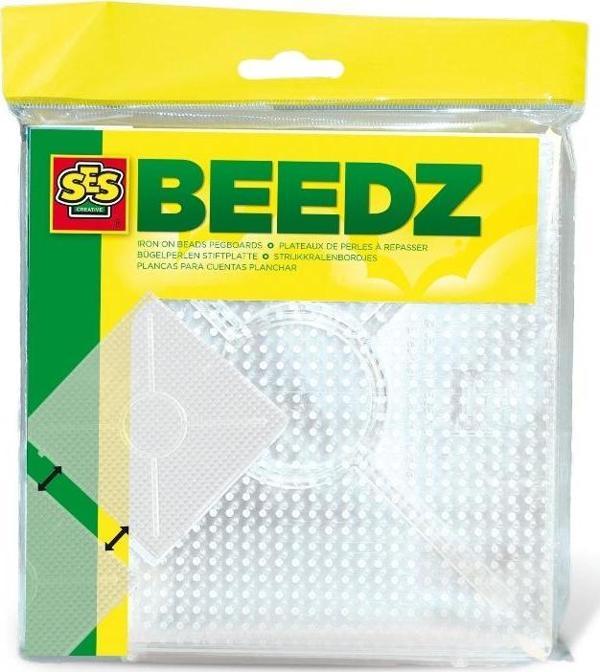 SES Creative Beedz - Ütü Boncuk Panosu - Kare - 2'li Set - Image 1
