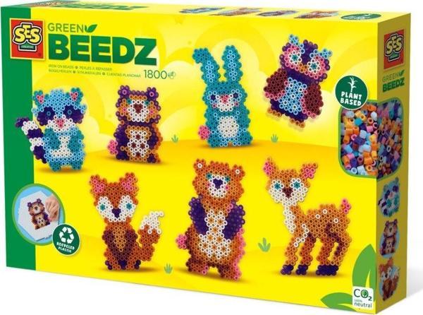 SES Creative Green Beedz - Eko Ütü Boncukları - Orman Hayvanları - Image 1