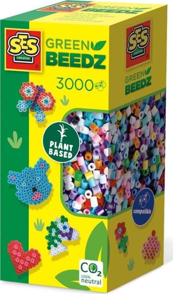 SES Creative Green Beedz - Eko Ütü Boncukları 3000 Parça - Image 1