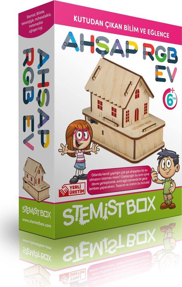 Stemist Box Ahşap RGB Ev - Image 1