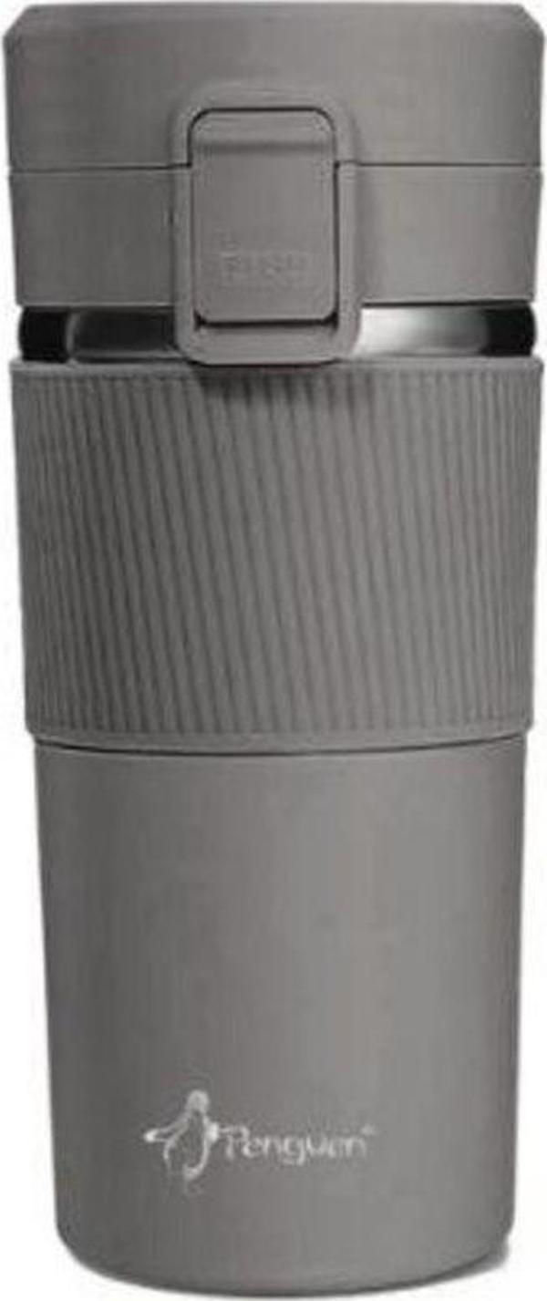Penguen-3023 Gri Mug Termos 400 Ml - Image 1