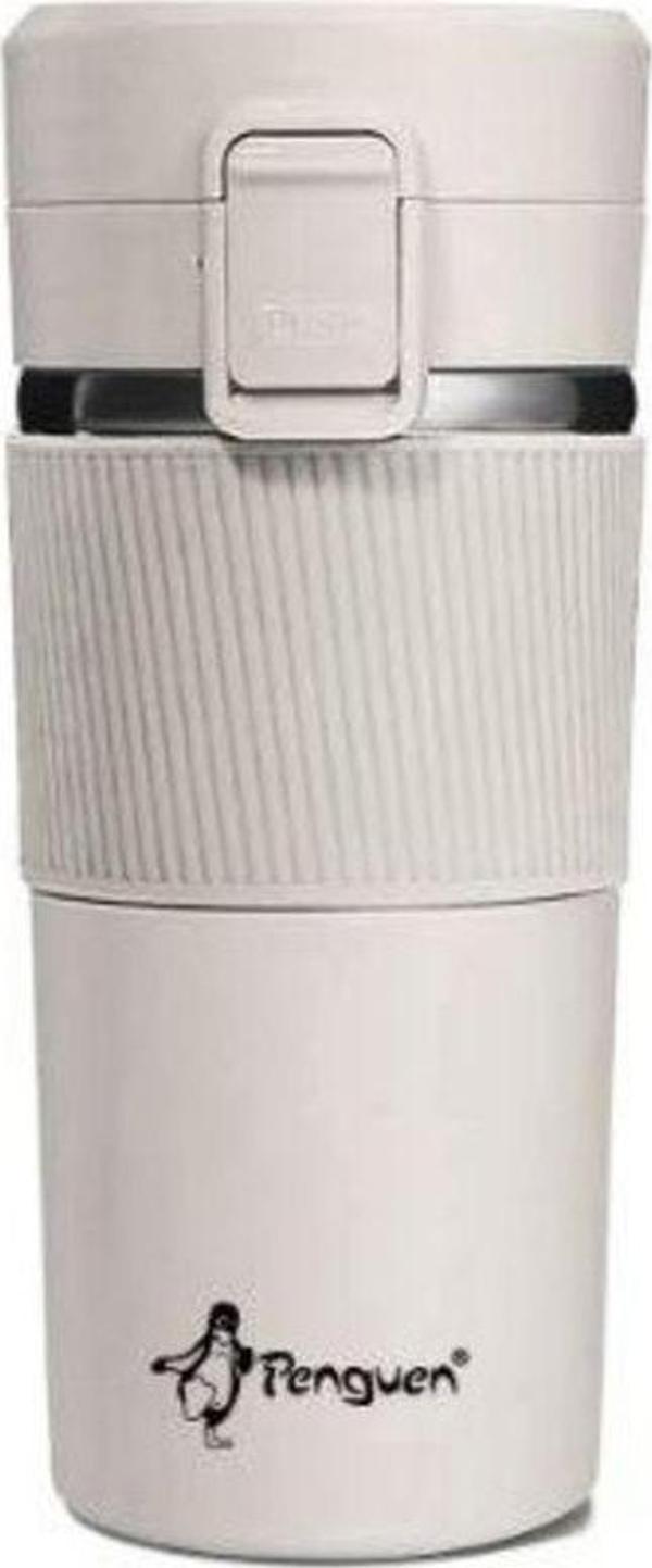 Penguen-3023 Krem Mug Termos 400 Ml - Image 1