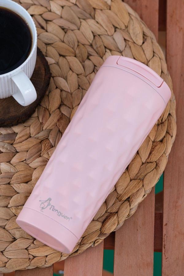 Penguen-3025 Pembe Mug Termos 500ml - Image 1