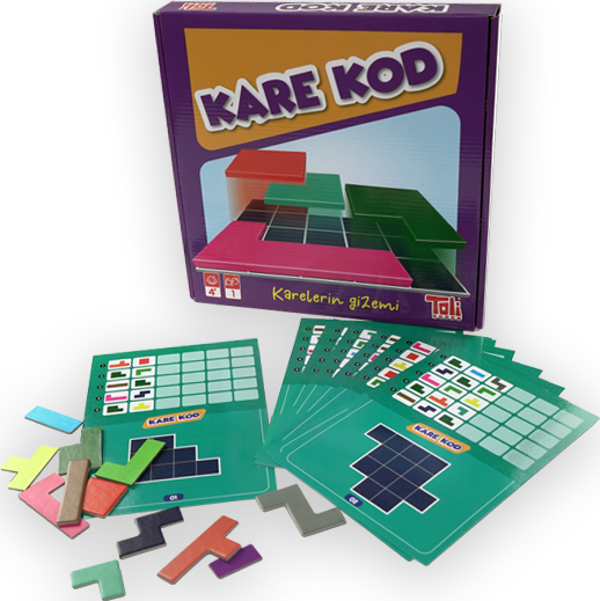 Toli Games Kare - Kod Karelerin Gizemi Zeka Oyunu - Image 1