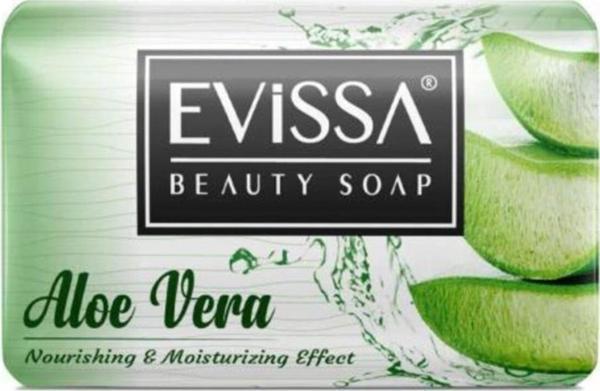 10 Adet Evissa Aloe Vera Güzellik Sabunu 100Gramx10 - Image 1