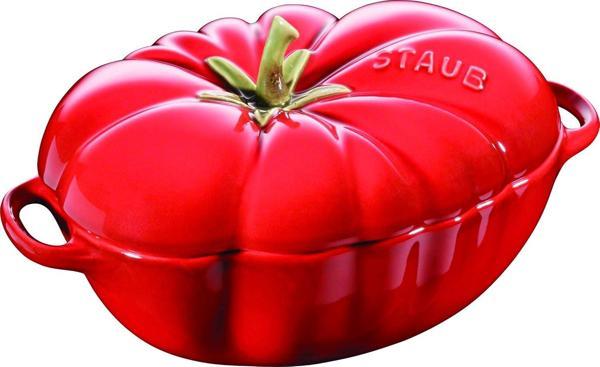 Staub Ceramic Cocotte Domates Kırmızı Tencere 16 cm   - Image 1