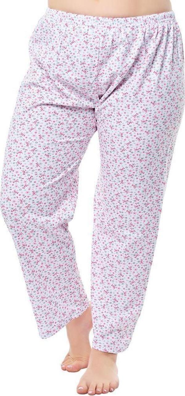 Seher Yıldız Bayan Desenli Uzun Pijama Altı Anne Pijama Altı 020 - Image 1