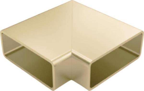 80x30 45 Derece Yandan Kanallı Dirsek Bronz Adet - Image 1