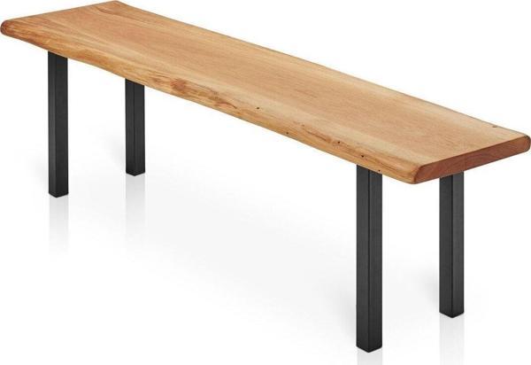 Kütükhouse Ağaç Bench Bank Düz Ayak 110 Cm - Image 1