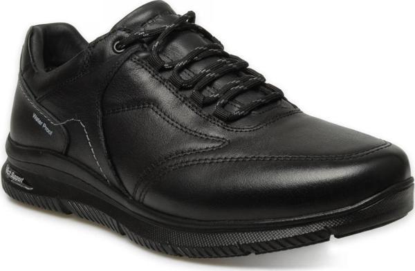 Forelli Proof 46115M Waterproof Günlük Deri Siyah Erkek Ayakkabı - Image 1