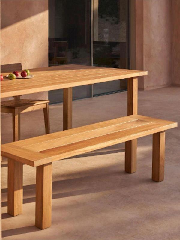 Kütükhouse Ahşap Bank Ronda  120X40 Cm - Image 1