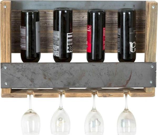 Kütükhouse Wine Şişe Raf - Image 1