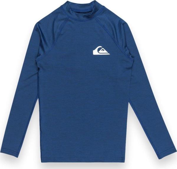 Quiksilver Aqbwr03065 Everyday Upf50 Ls Youth Mavi Erkek Çocuk T-Shirt - Image 1